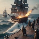 War Sails в Mount & Blade II как улучшить корабль пушки команду и абордаж